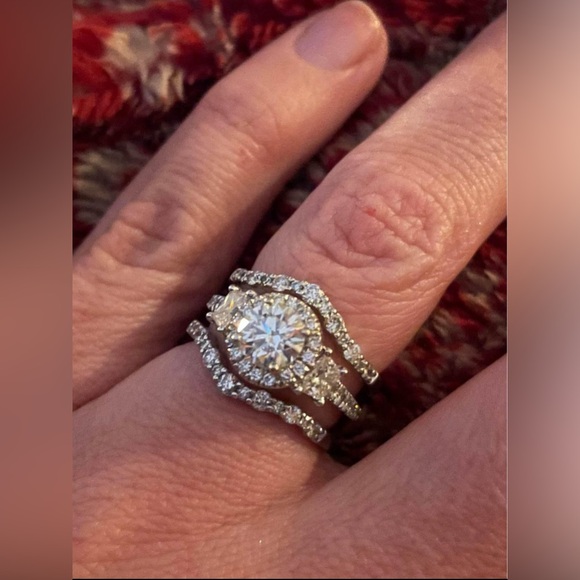 Justice Jewelers Engagement ring size 6 Excellent Condition - Picture 6 of 6